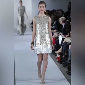 Oscar de la Renta 2013 Resort Sequin Dress